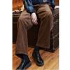 Suit Pants Women's Autumn and Winter Thickened High-waist Corduroy Slim Casual Straight Wide-leg Pants Women