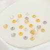 500Pcs/Bag 14K Gold Plated Four Leaf Clover Bead Caps Waterproof and Non-allergic Bead Cap 8mm Tibetan Style Bead Caps