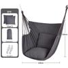 Versatile Hanging Chair for Dorms, Hammocks, and Courtyards - Indoor/Outdoor Swing