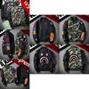 Мужская куртка-бомбер A Bathing Ape Space Shark Head Ma1 в армейском стиле, камуфляжная