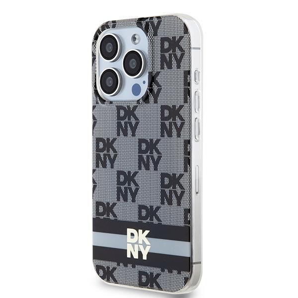 Dkny Dkhmp14Xhcptsk Iphone 14 Pro Max6.7 Czarny/Black Hardcase Iml Checkered Mono Pattern & Printed Stripes Magsafe