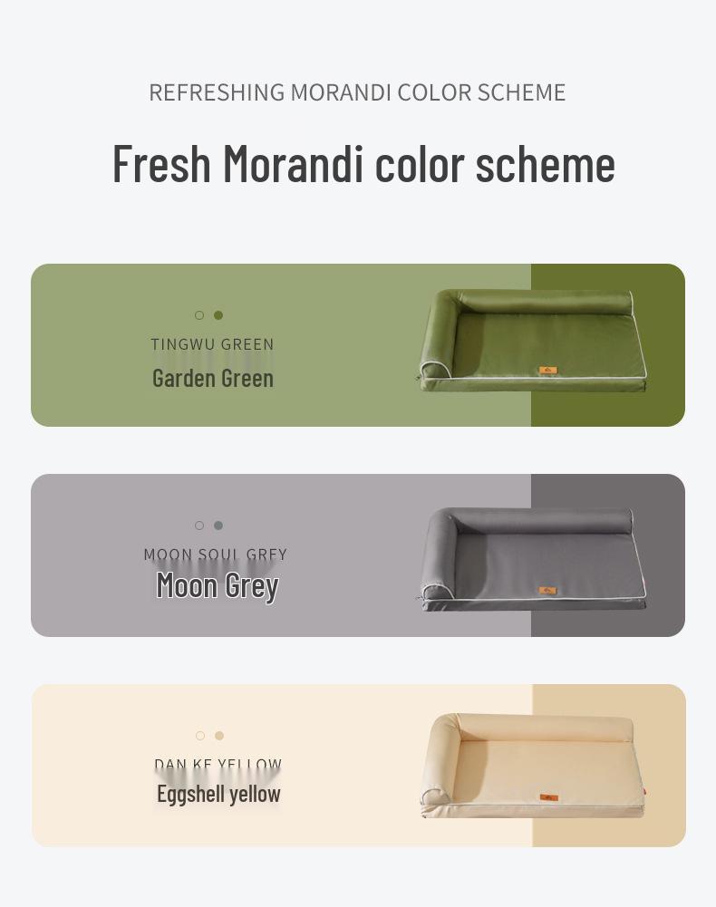 All-Season Removable & Washable Large Dog Bed Sofa - Waterproof Sleeping Mat