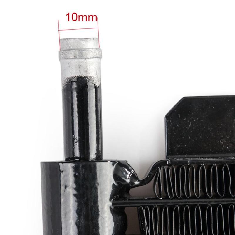 Heavy Duty Aluminum Oil Cooler Kit Universal Transmission Gearbox Cooler Set for Car Engine Overload and Racing