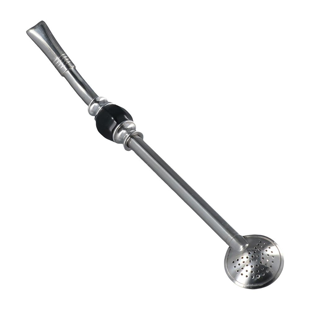 С щеткой для очистки Фильтр Соломенная ложка Листовая ложка из нержавеющей стали Офис