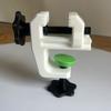 3D Printed Mini Vise 360 Degrees Rotating Workbench Clamp for Modeling Hobbyists No-Drill