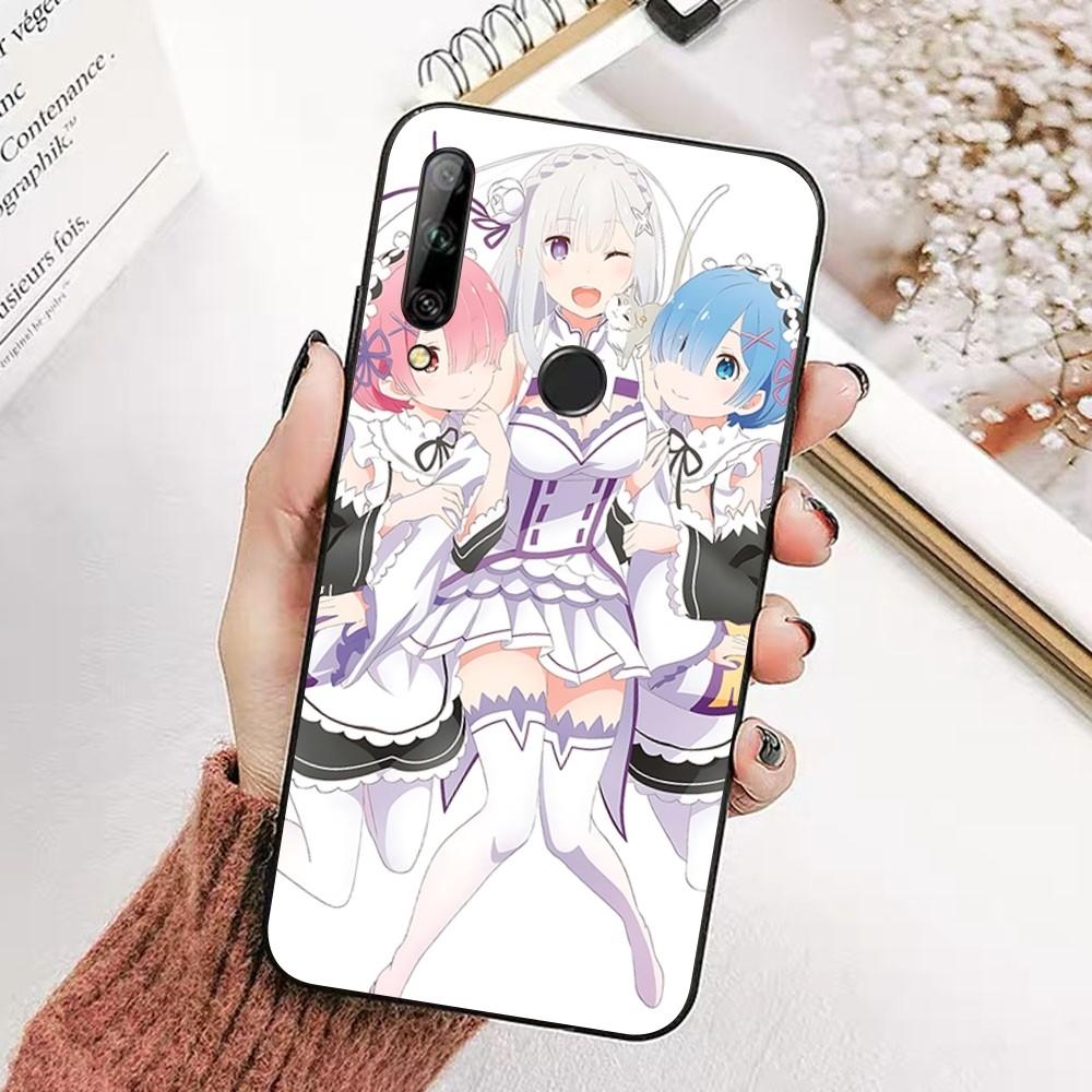 Чехол для телефона Japan Anime Re Z-zeroES для Huawei Honor 10 Lite 9 20 7A 9X 30 50 60 70 Pro Plus Мягкий силиконовый чехол