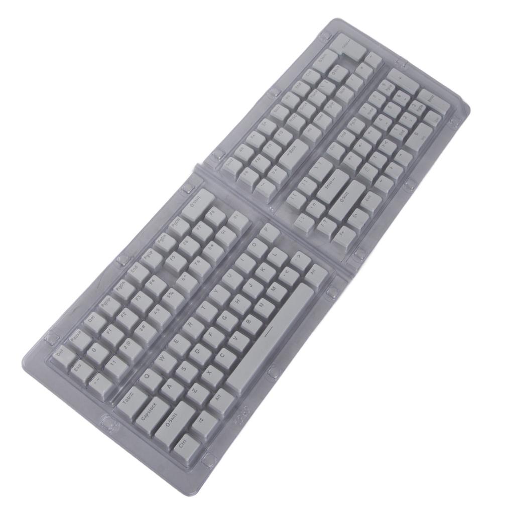 Keyboard Keycaps 129 Keys Pudding Transparent OEM Height PBT Two Color Injection Molding DIY