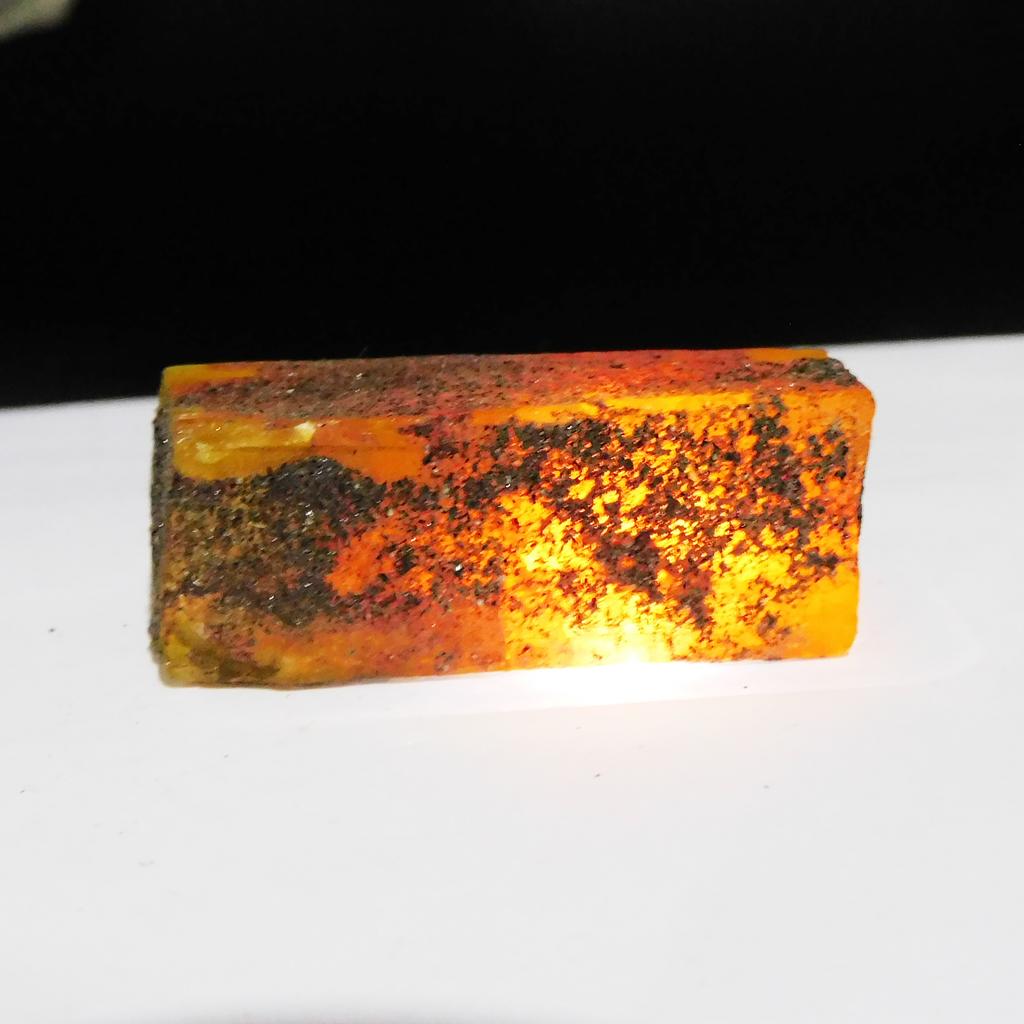 Natural 46 Ct Yellow Sapphire Rough Earth Mined CERTIFIED Loose Gemstone