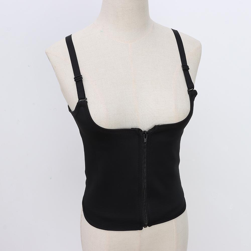 Практичный женский жилет на молнии, пояс для похудения, женский тренажер для талии, корректор фигуры, корсет, утягивающий пояс