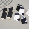 5 Pairs Men's SP Striped Socks Lot Color Matching Sports Socks Spring Casual Socks Pack