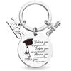 Stainless Steel School Graduate Pendant Gifts Engraved Commemorative Keyring  Celebrate Party
