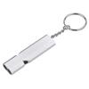120db Outdoor Survival SOS Whistle Aluminum Camping Hiking Keychain Portable Dual-tube Survival Whistle Camping Parts