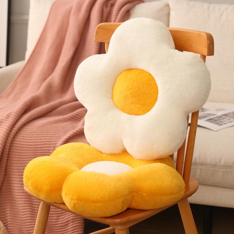 Adorable Sunflower Pillow: Seat Cushion, Sofa Cushion, Car Backrest, Bay Window Decor, Nap Pillow, Living Room Floor Mat.