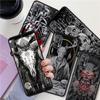 Чехол из ТПУ для Realme 8 7 6 Pro C21 C3 C21Y XT C11 GT Neo 2 8i C12 7i C15 X50, мягкий чехол для телефона, черный корпус, дьявол, ужас, череп, мешок