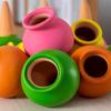 [Colorful Ceramic Watering Devices] 4pcs Colorful Ceramic Plant Watering Devices | Mixed-Color Drip Irrigation System