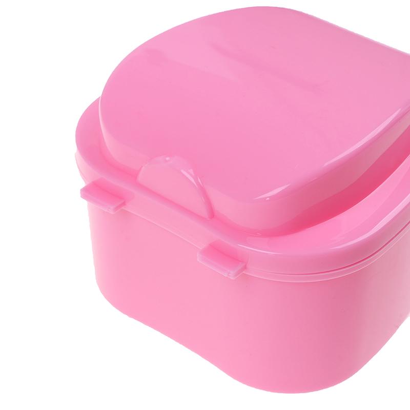 Коробка для зубных протезов и набор щеток для чистки фиксатора футляра для зубных протезов Щетка Зубная щетка