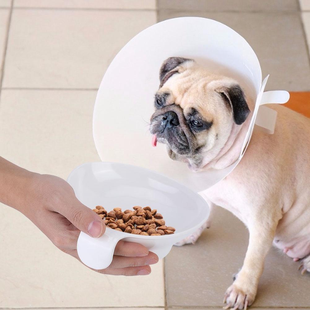 Multi Purpose Pet Water Food Bowl Handheld Non Slip Feeder Dish Feeding Supplies for Older Dog Care