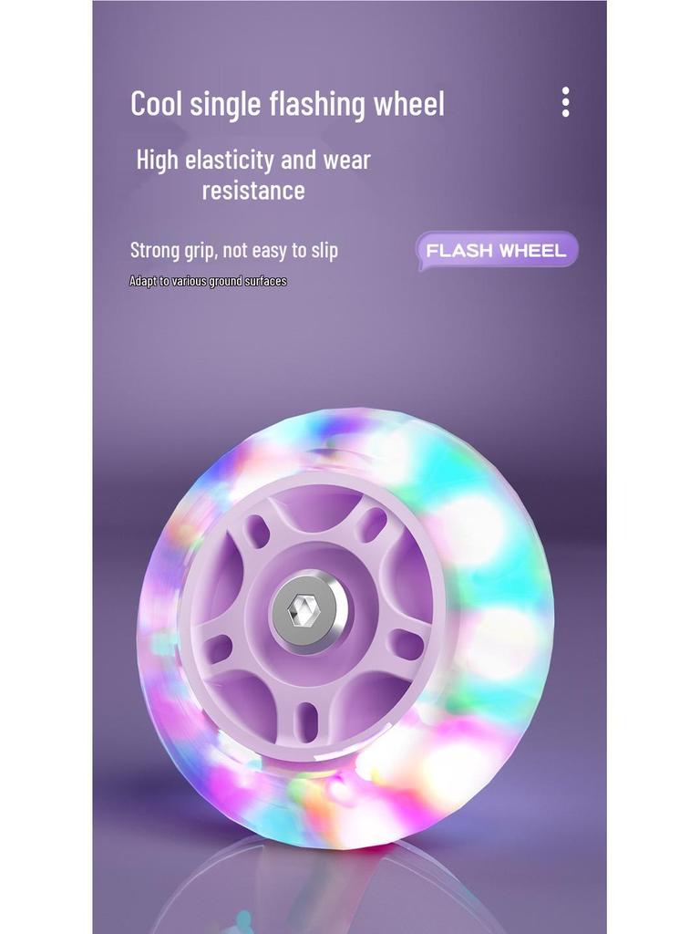 Kids' Beginner Inline Skates for Ages 6-12, Boys & Girls Single Row, Entry Level Roller & Ice Skating Shoes