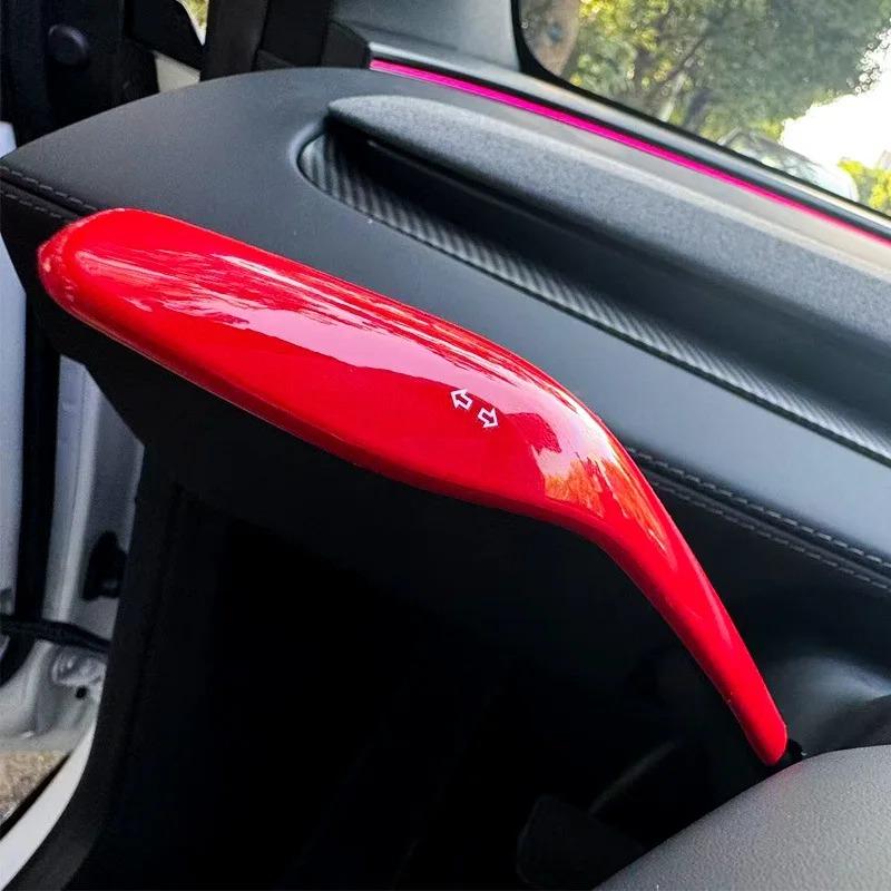 Gear Lever Sleeve Shift Cover For Tesla Model 3 Highland Model Y/YL Juniper ABS Steering Wheel Handle Protection Shifter Shell