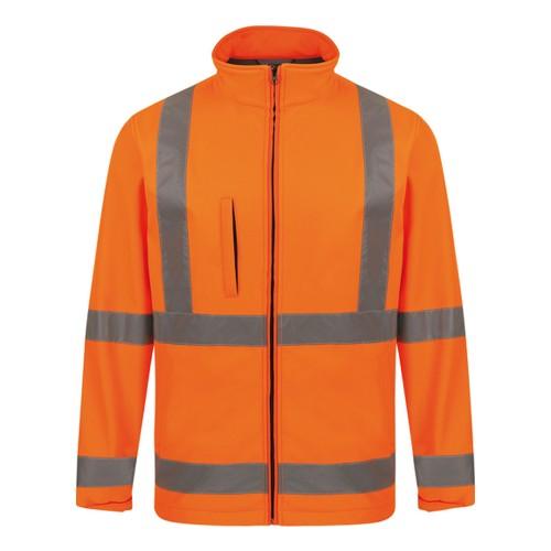 Korntex Mens Turku Hi-Vis Soft Shell Jacket