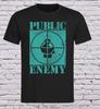 Новый Логотип Public Enemy Унисекс Фанаты Все Размеры Черная Футболка ND679 Унисекс Футболка