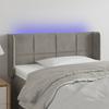VidaXL LED Headboard Bedroom Furniture Single Bed Accessory Headboard Interior Light Grey 3123278