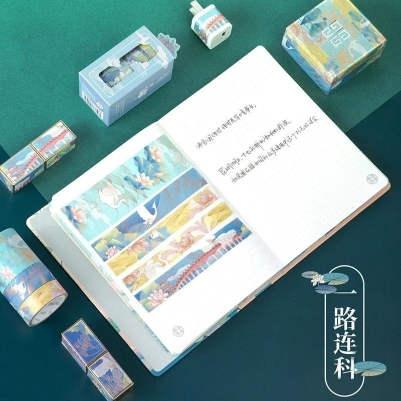 Antique Paper Tape Notes Stationery Decoration Art Life Stickers Element DIY Material Hand Account Decoration Stickers