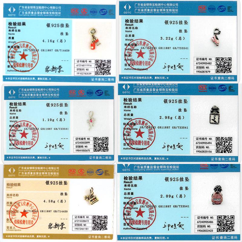 New 925 Silver Charms Beads Pendant Bow Perfume Bottle Dream Catcher for Bracelet Women Jewelry
