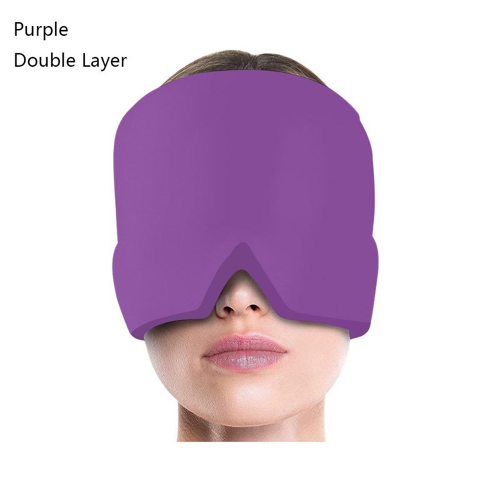 Cold Compress Head Massager Caps Migraine Relief Gel Eye Mask Ice Gel Ice Cap