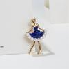 Character Brooch Creative Dancing Girl Painting Oil Brooch Versatile Accessories