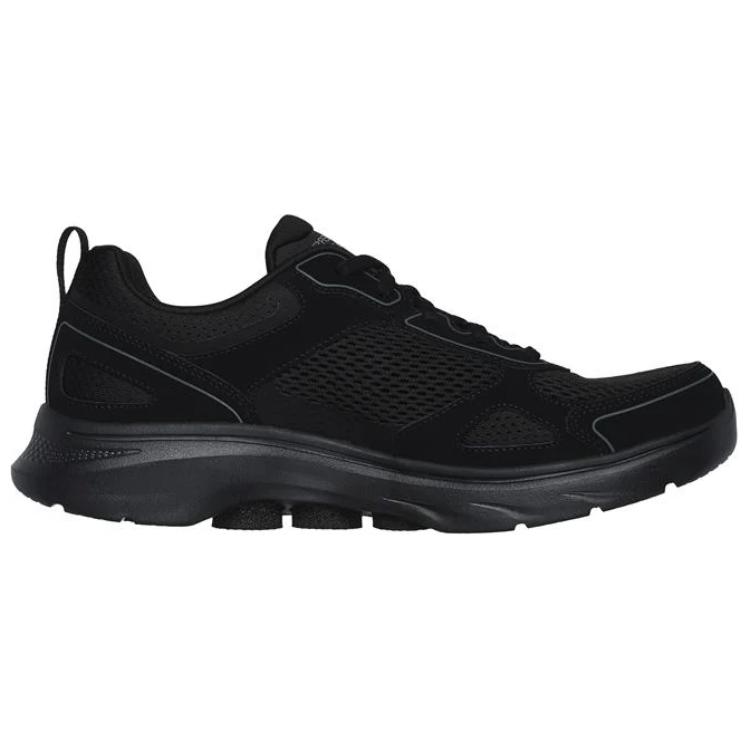 Skechers Go Walk Удобные Универсальные Дышащие Низкие Повседневные Кроссовки Мужские Черные 216588-BKCC