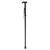 Folding Walking Stick Aluminum Alloy Prevent Slip Lightweight 4 Section Adjustable Cane for Mountaineering Hiking