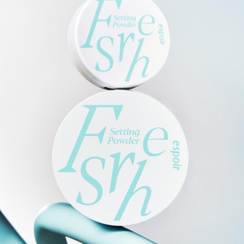 Espoir [эксклюзивное предложение июня All Young Pick] Espoir Fresh Setting Powder 9 г Реклама + бесплатный Fresh Setting Fixer 30 мл [мини] 3 г