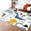 Cartoon Living Rom Area Rug Dinosaur Animal Print Nordic Style Carpet Rug for Bedroom Sofa Doormat Home Decor Non-slip Floor Mat