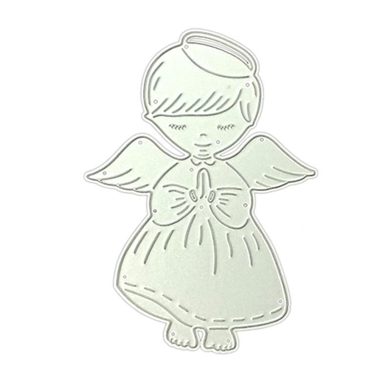 Metal Mold for DIY Supplies Metal Cutting Die Angel Girl Handsize Simple Mold Fine Made DIY Embossing Paper Dies