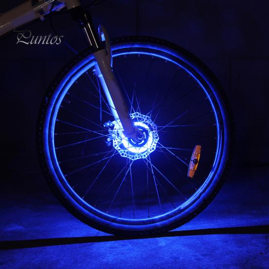 Фонарь для велосипедного колеса IP55 водонепроницаемый перезаряжаемый регулируемый ночной велоспорт шоссейный горный велосипед светодиодный декоративный фонарь для спиц