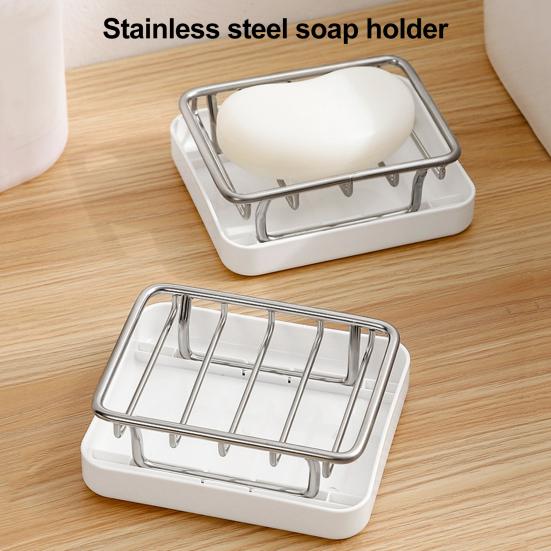 Стальная мыльница с независимым дренажным слоем, двухслойная конструкция, ванная комната