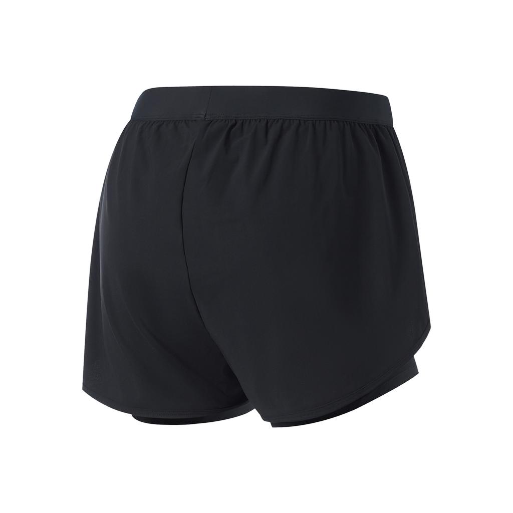 Li Ning Swimming Series Color Block Letter Round Neck Pullover Long Sleeve Two-Piece Swimsuit Women Swimsuit Black Ink-Gray ASLT074-2