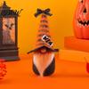 Realistic Halloween Ornaments Gnome Decor, Cute Gradient Ghost Figurine, Faceless Statue Cool Patterns for Party Shelf Table, Spooky Ornament