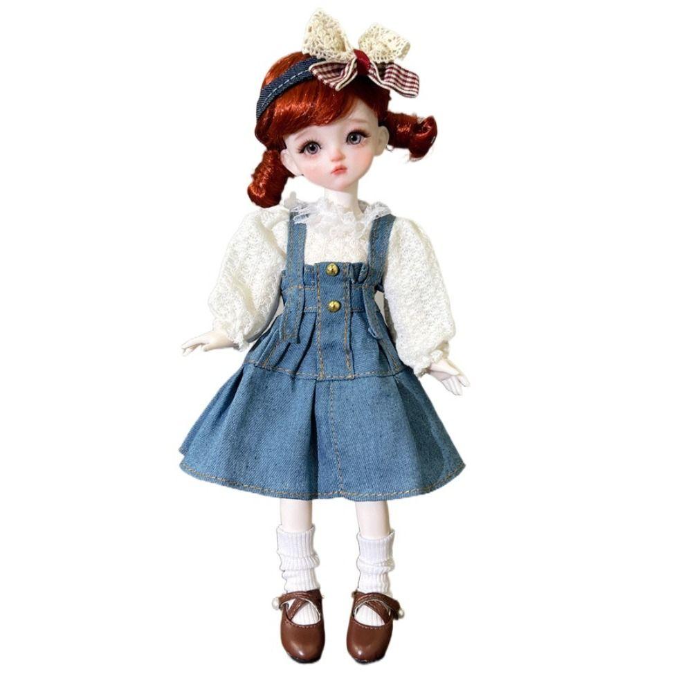 Модная одежда для куклы 30 см, красивое кукольное платье, трендовый набор наряда для куклы BJD 1/6 (Никаких кукол и обуви)