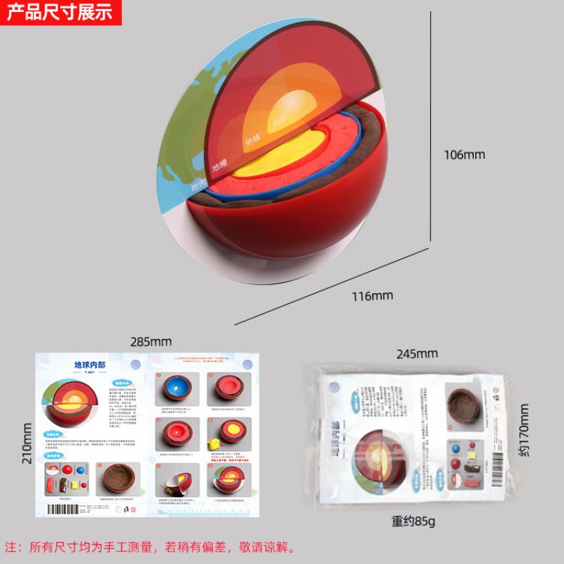 Внутренняя структура Земли Геоцентрическое ядро Руководство по географии Учебный комплект для самостоятельного научного эксперимента Модель земной коры