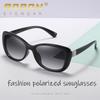 Fashion Polarized Sunglasses Plastic Frame Ladies Sunscreen UV400 Glasses Outdoor Fishing Sun Glasses
