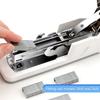 Heavy Duty Stapler 40 Sheets Capacity Labor-Saving Stapler Ergonomic Grip Slip Resistant Base Office Stapling Machine