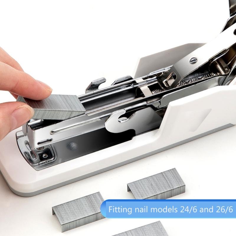 Heavy Duty Stapler 40 Sheets Capacity Labor-Saving Stapler Ergonomic Grip Slip Resistant Base Office Stapling Machine