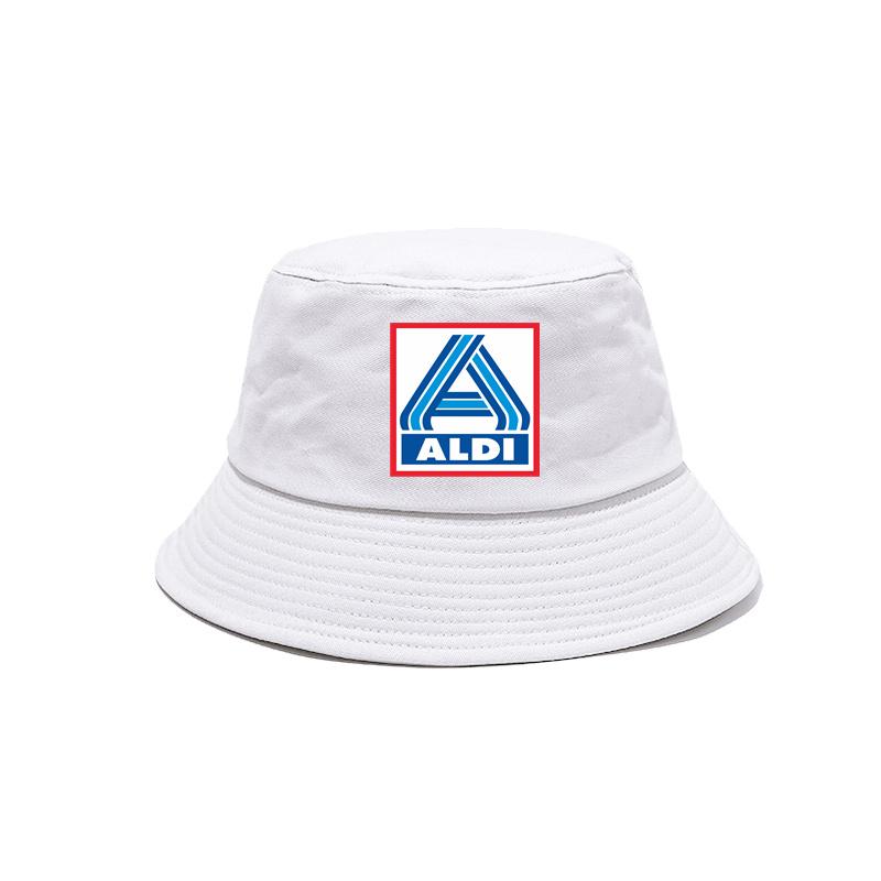 Aldi Market Bucket Hat Cap Unisex Women Unisex Panama Cap Outdoor Summer Adjustable Aldi Bob Caps MZ
