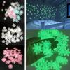 Decoration Glow in the Dark Christmas Stickers Fluorescent Wall Stickers 3D Luminous Snowflake