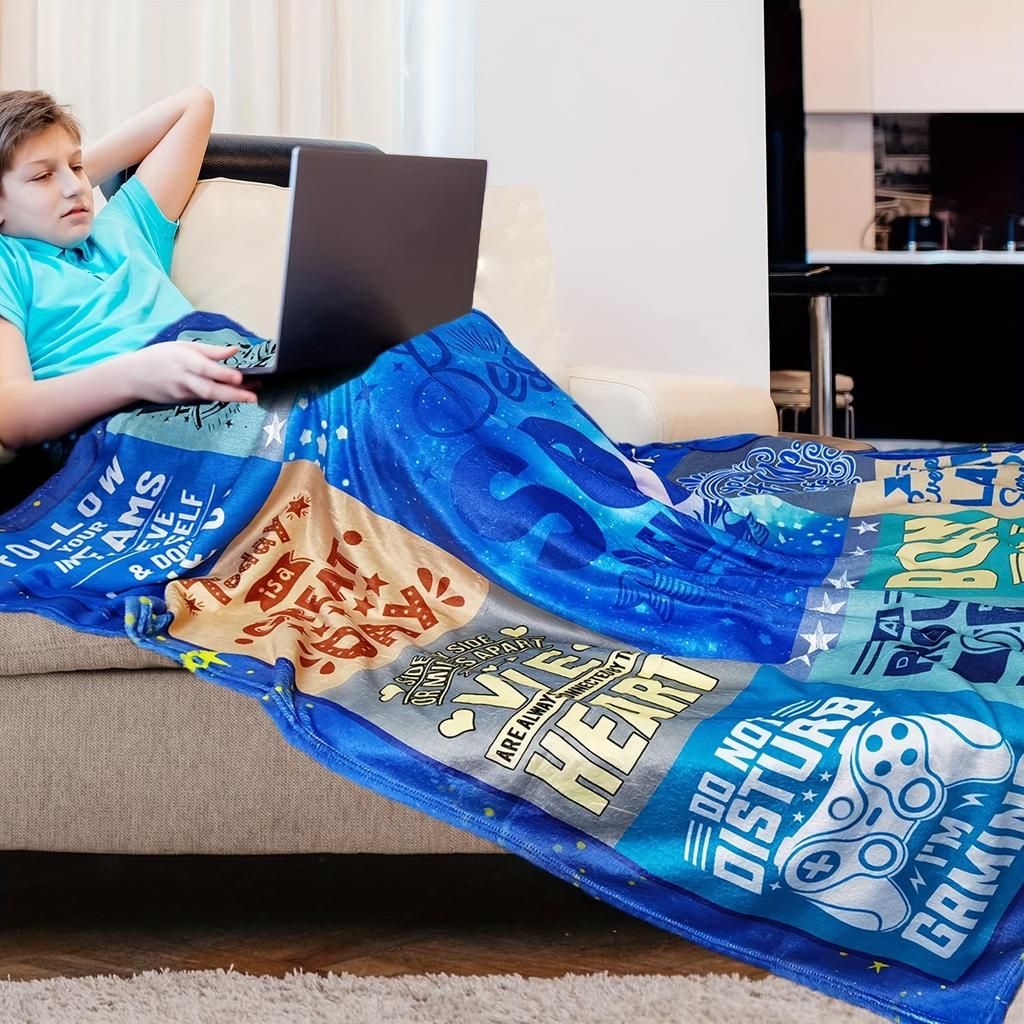 "Best Son Ever" Personalized Throw Blanket - Perfect Gift for Dad'S Birthday Or Any Special Occasion
