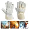 Thick Labor Gloves Cowhide Safety Gloves New Mechanic Glove