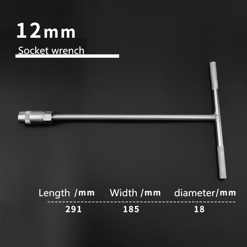 Ручной торцевой ключ Т-типа, внешний шестигранный ключ для ремонта автомобилей и мотоциклов, гаечный ключ с шестигранной головкой Т-образной формы