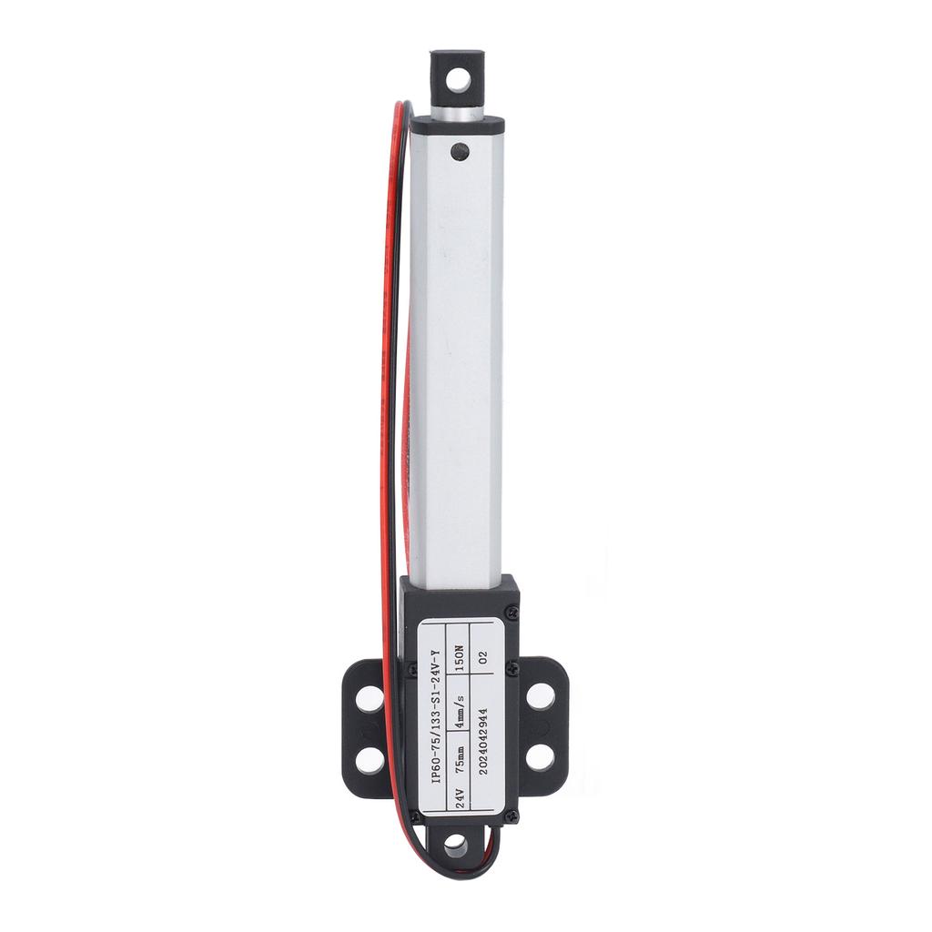 Electric Mini Linear Actuator Telescopic Small Motion Actuator 150N 75mm Stroke DC24V 4mm s for Robot